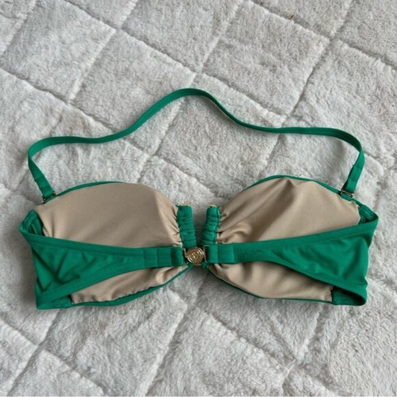 Victoria's Secret | Jewel Green Strapless Halter Bikini Top | Size Extra Small - Picture 5 of 10